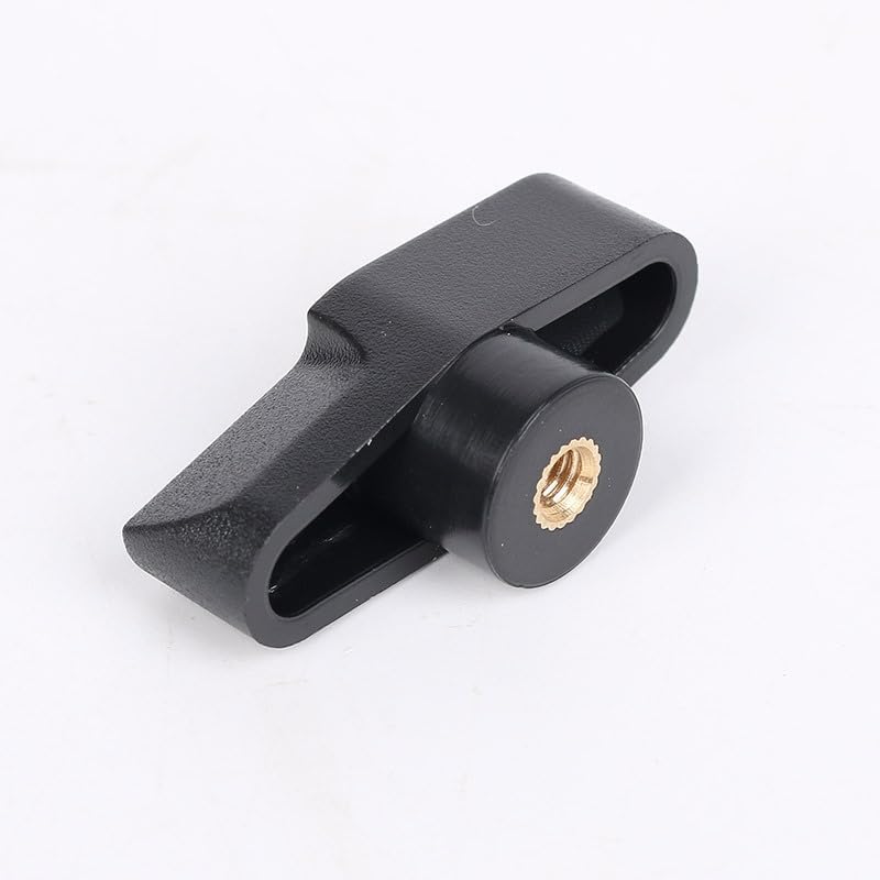 RecDec 6 Pack Microphone Stand Wing Knobs Replacement M4 Threaded T-Plastic Wing Nuts Tightening Thumb Screw Knobs for Boom Arm Mic Stand Suspension Scissor Arm Camera Mount Overhead Phone Arm - Image 4